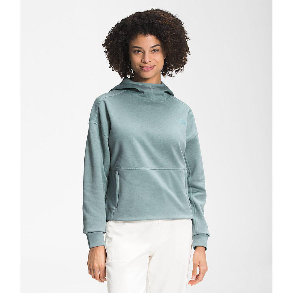 The North Face Canyonlands Pullover Crop Γυναικεια Μπουφάν Softshell - Ασημι Μπλε (ZNLB76205)
